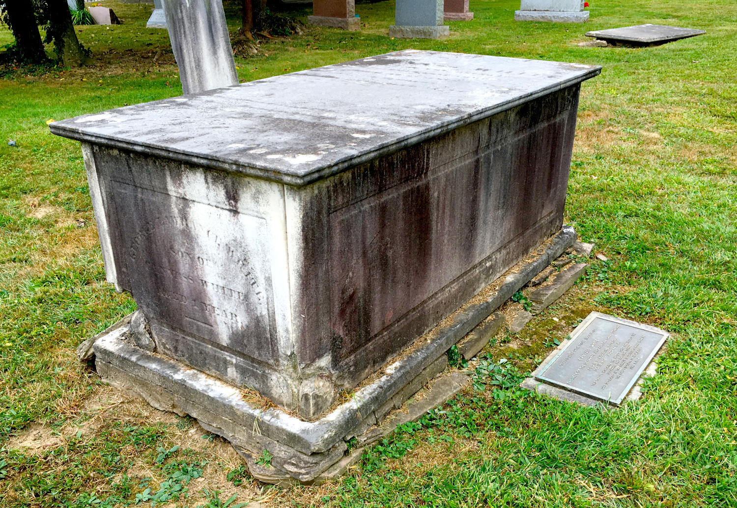 The Gravesite of Canvass White; Princeton Cemetery